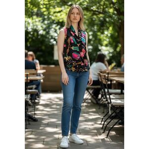 Lauren Ralph Lauren scarf Tie Knot Silk Blouse Under-Blazer Work Career Suiting